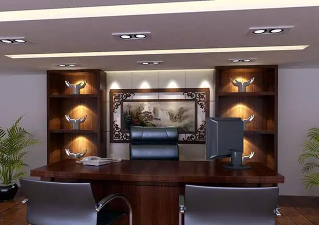 办公室装修设计之背景墙装饰