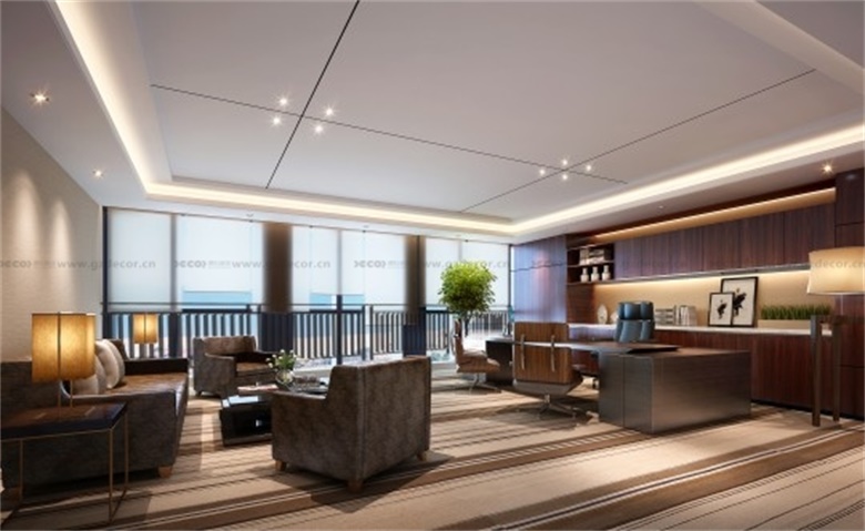 在高级写字楼装修中，如何处理窗户和视野的设计？