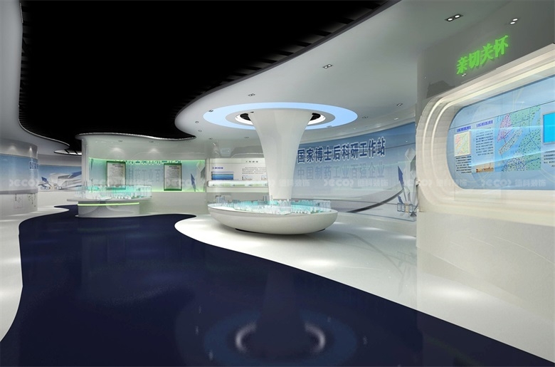 如何在企业展厅装修中展示企业的全球影响力？