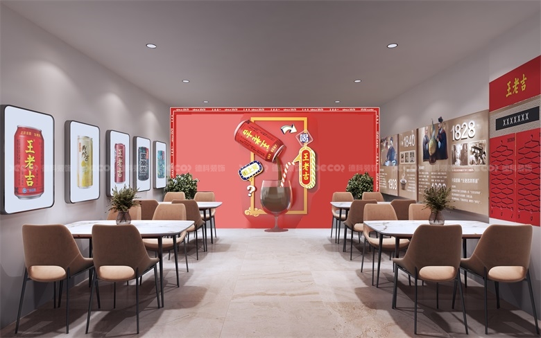 如何在企业展馆中设计一个引人注目的品牌形象展示区？