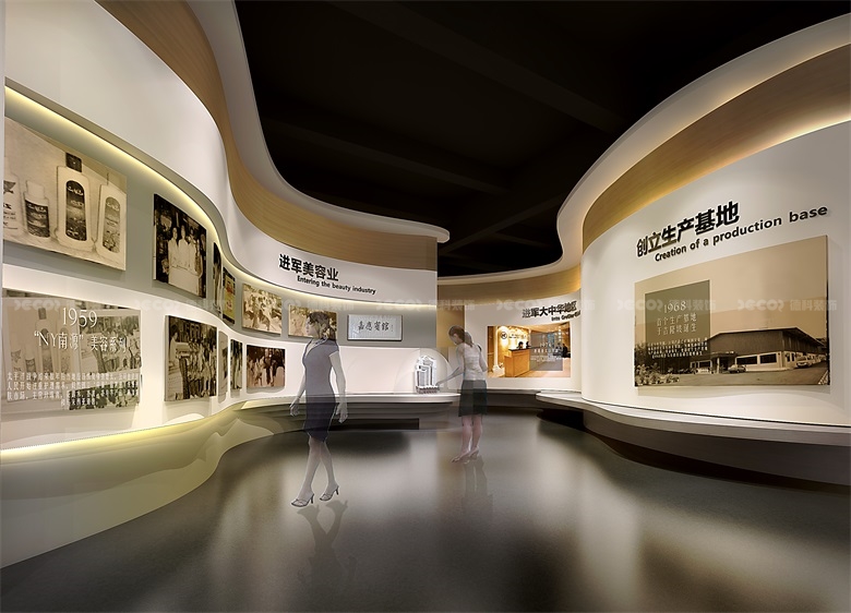 光影在企业展厅设计中的多维演绎